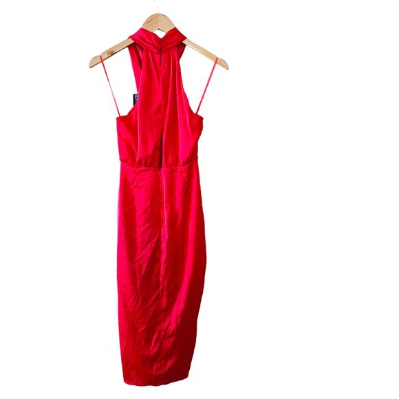 Do & Be Born To Shine Sleeveless Tulip Hem Midi Dress Size S Small NWT Pink - Picture 2 of 11